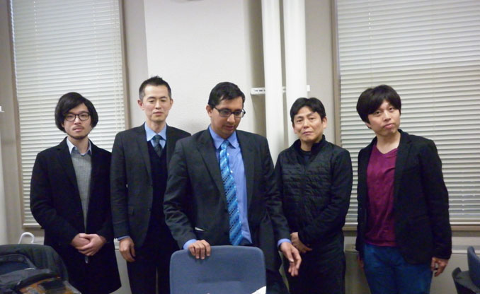 R. Tiwari at Kobe University